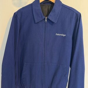 Saturdays NYC Cobalt Blue Lightweight Jacket